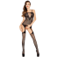PASSION - WOMAN BS024 BODYSTOCKING BLACK ONE SIZE